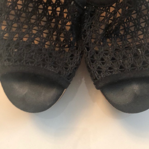 Black crochet wedges - Picture 6 of 6